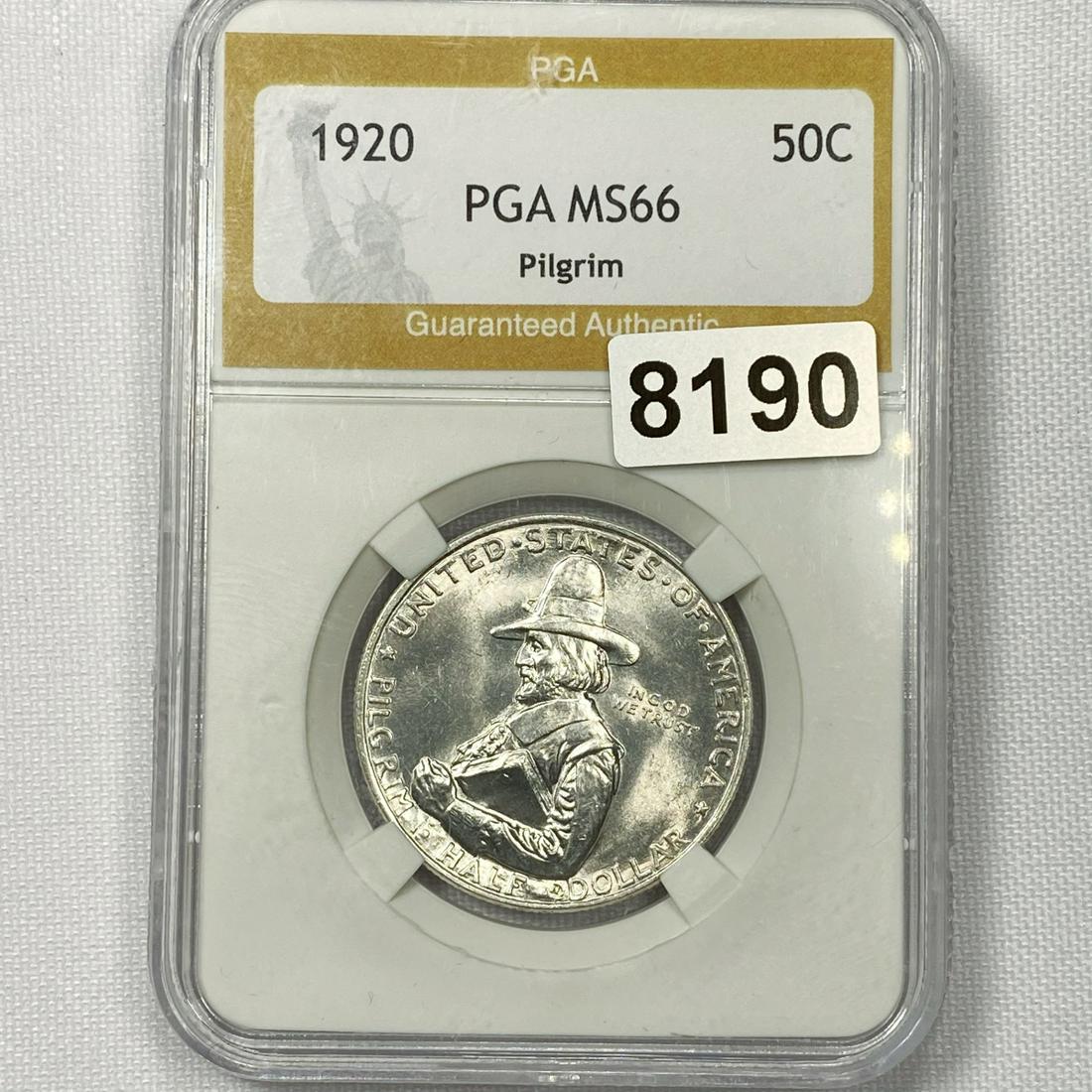 1920 Pilgrim Half Dollar PGA - MS66 (1 of 2)