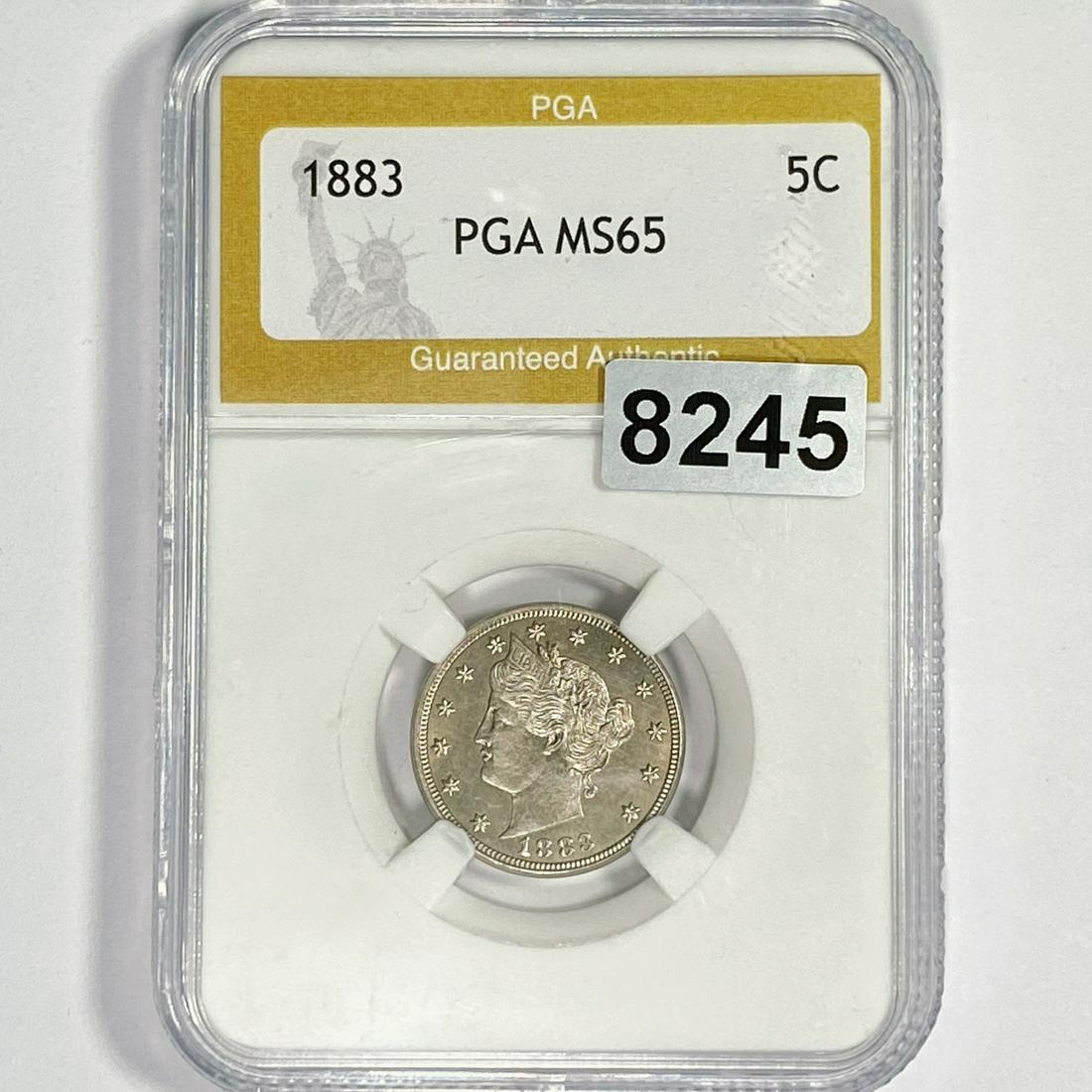1883 Barber Nickel PGA - MS65 (1 of 2)