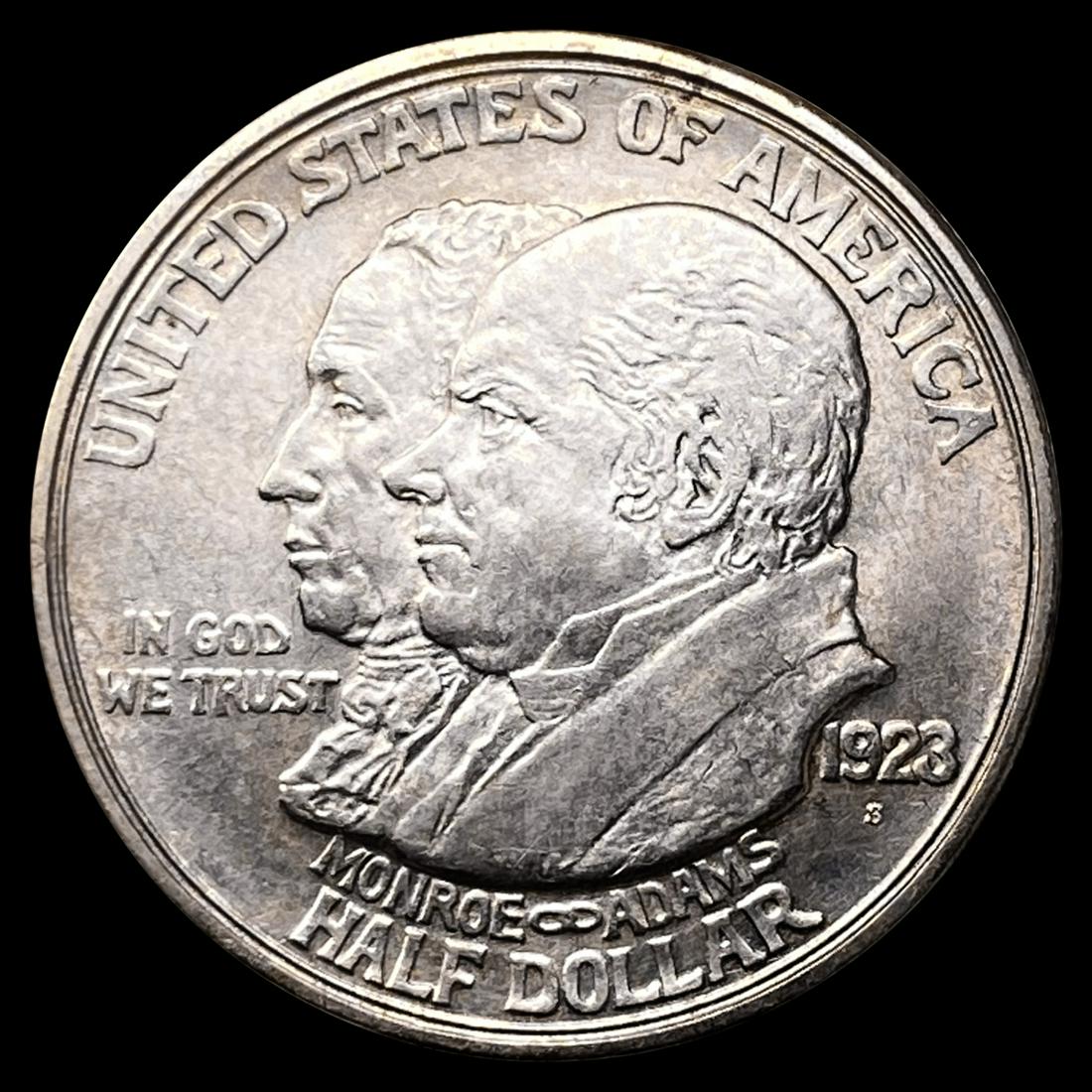 1923-S Monroe Half Dollar CLOSELY UNCIRCULATED (1 of 2)