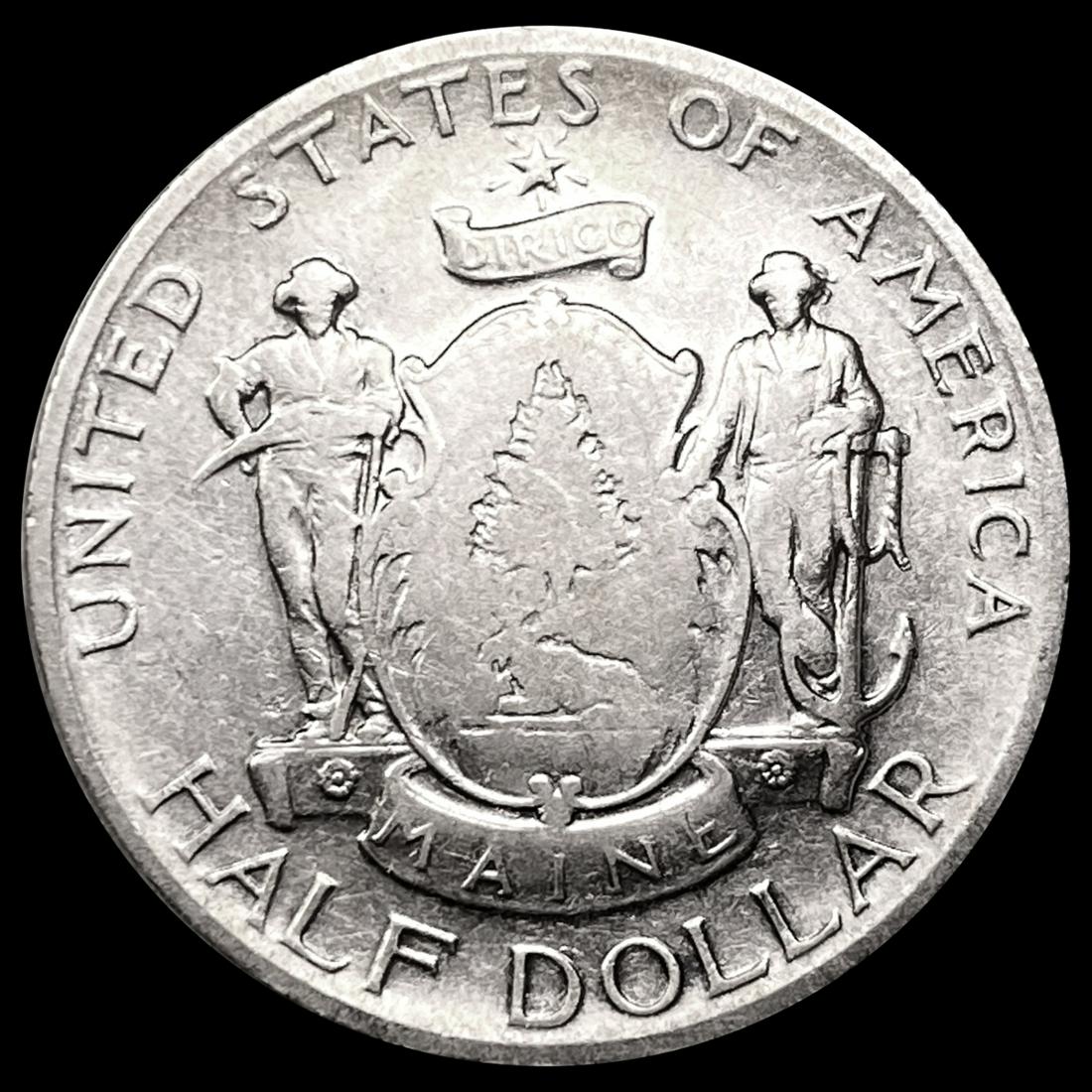 1920 Maine Half Dollar ABOUT UNCIRCULATED (1 of 2)