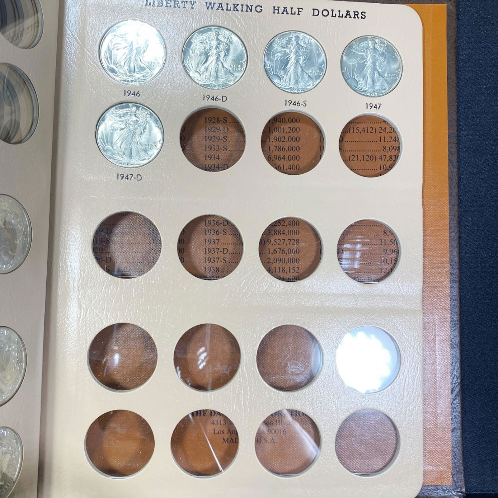 1941-1947 Walking Liberty Half Dollar - Book Set (1 of 4)