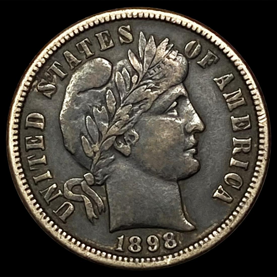 1898-O Barber Dime CLOSELY UNCIRCULATED (1 of 2)