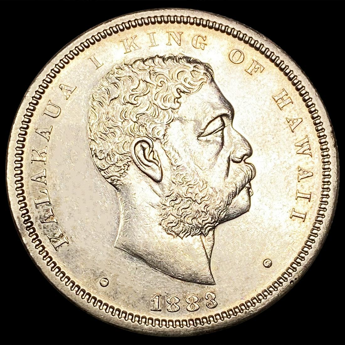 1883 Kingdom of Hawaii Half Dollar UNCIRCULATED (1 of 2)