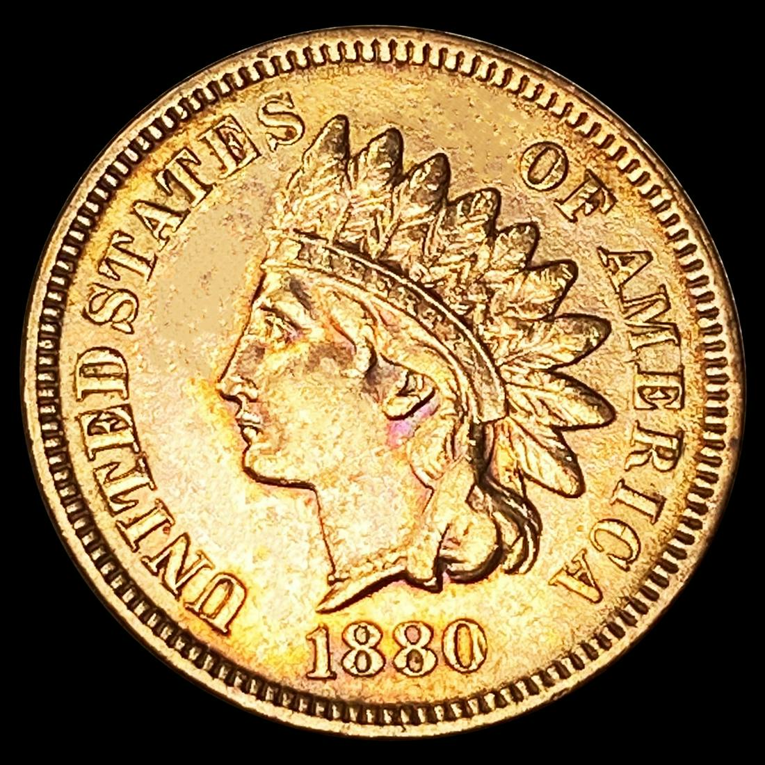 1880 Indian Head Cent CLOSELY UNCIRCULATED (1 of 2)