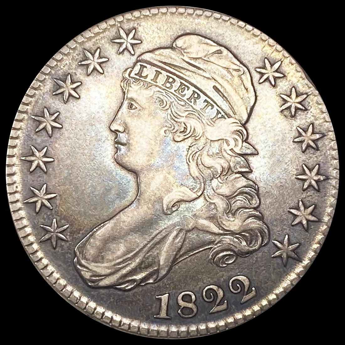 1822 Capped Bust Half Dollar NEARLY UNCIRCULATED (1 of 2)