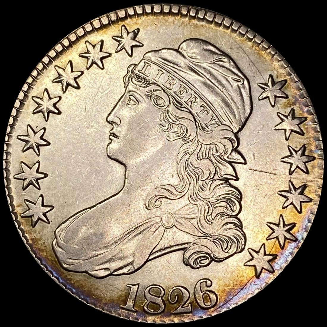 1826 Capped Bust Half Dollar CLOSELY UNCIRCULATED (1 of 2)