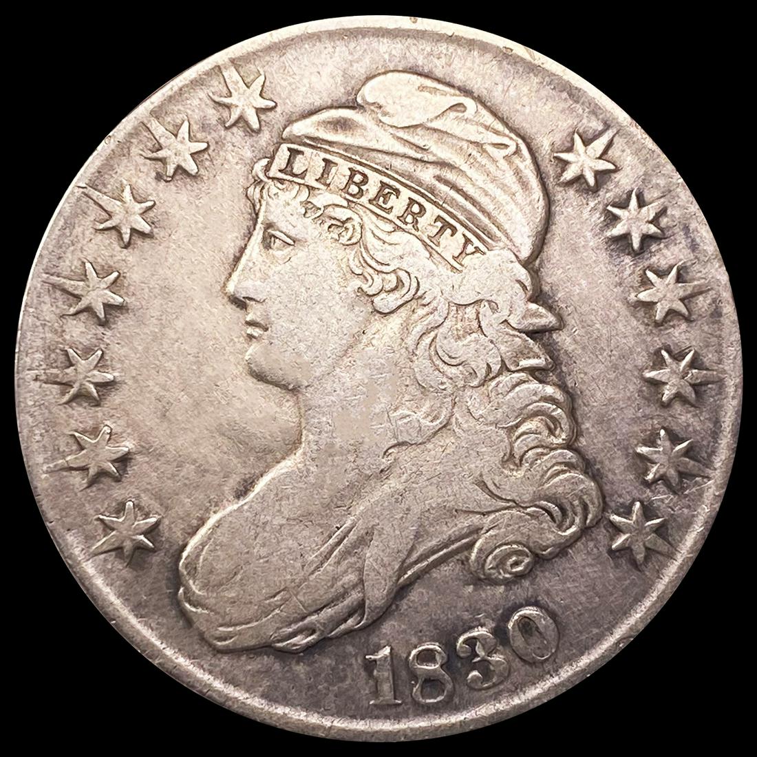 1830 Capped Bust Half Dollar ABOUT UNCIRCULATED (1 of 2)