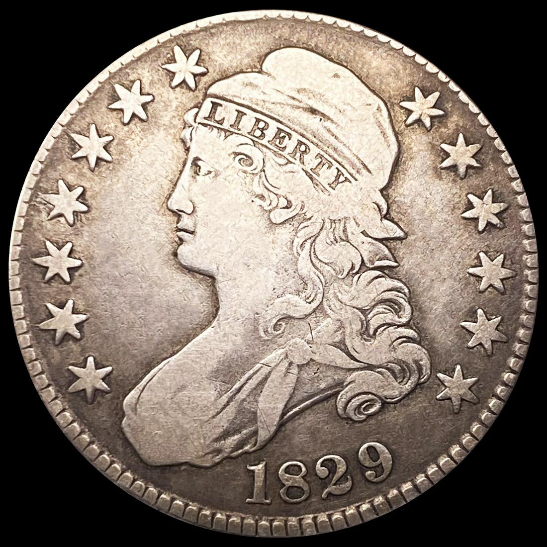 1829 Capped Bust Half Dollar LIGHTLY CIRCULATED (1 of 2)