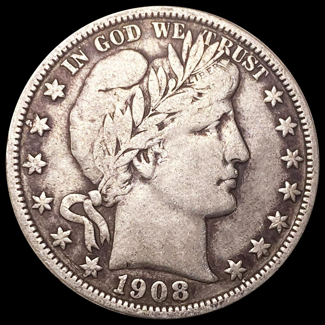 1908-O Barber Half Dollar LIGHTLY CIRCULATED (1 of 2)