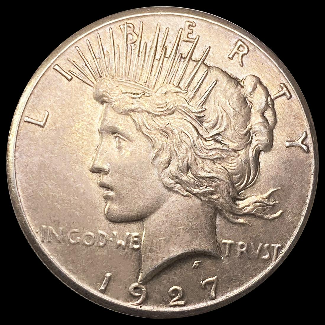 1927 Silver Peace Dollar NEARLY UNCIRCULATED (1 of 2)