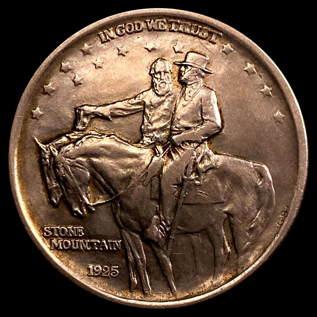 1925 Stone Mountain Half Dollar NEARLY (1 of 2)
