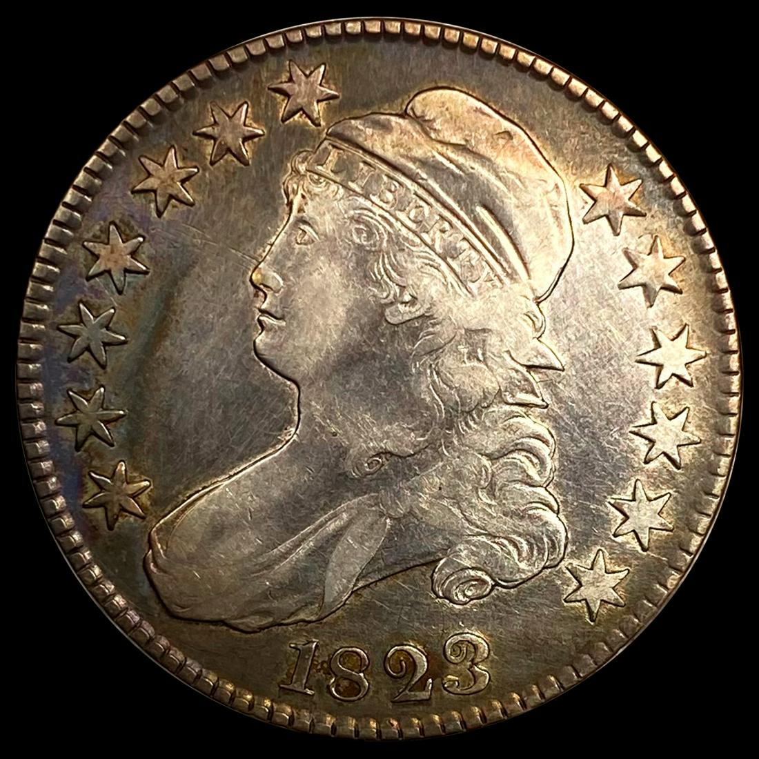 1823 Capped Bust Half Dollar LIGHTLY CIRCULATED (1 of 2)
