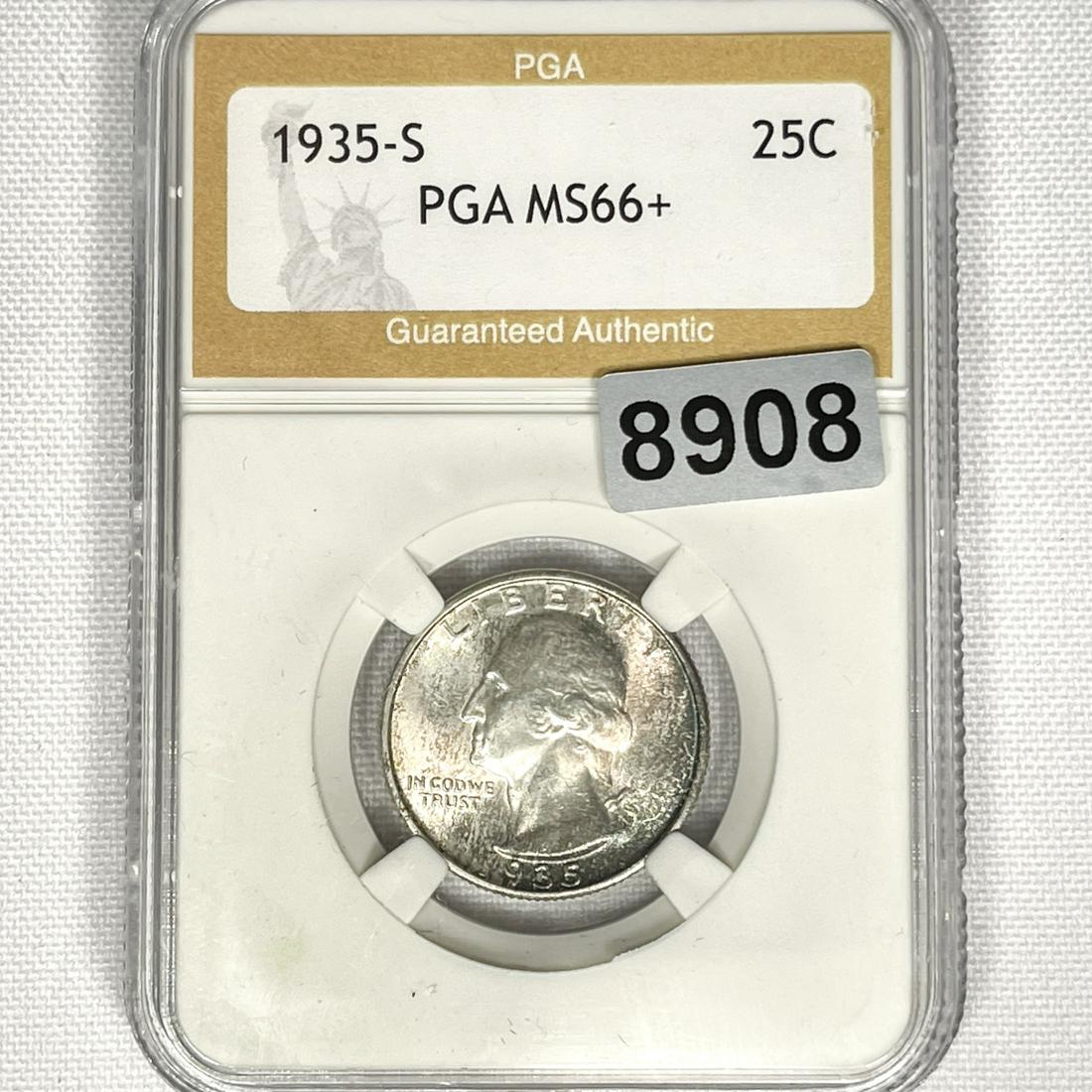 1935-S Washington Silver Quarter PGA - MS66+ (1 of 2)