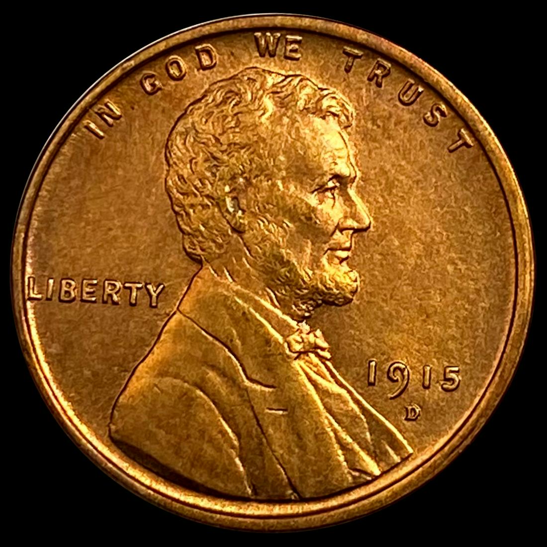 1915-D RD Wheat Cent UNCIRCULATED (1 of 2)