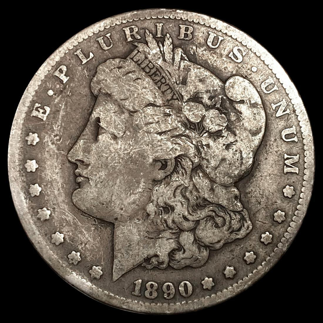 1890-CC Morgan Silver Dollar NICELY CIRCULATED (1 of 2)