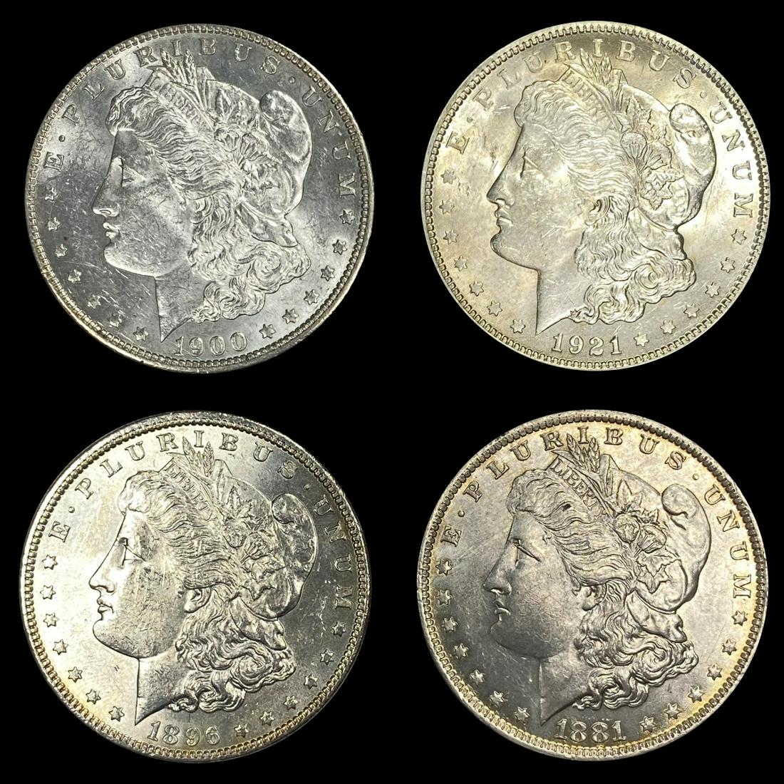(4) Morgan Dollars UNCIRCULATED (1 of 2)