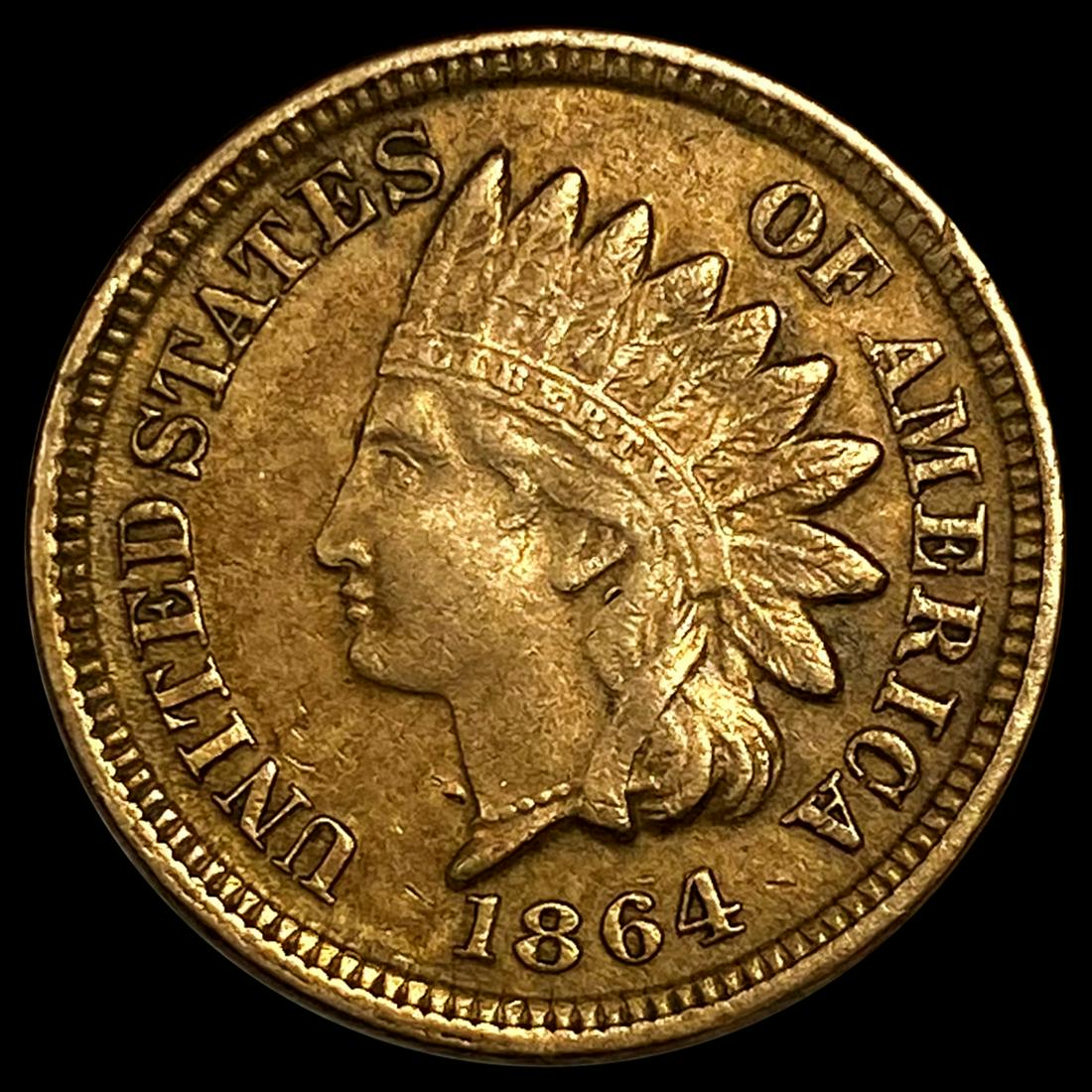 1864 CN Indian Head Cent CLOSELY UNCIRCULATED (1 of 2)