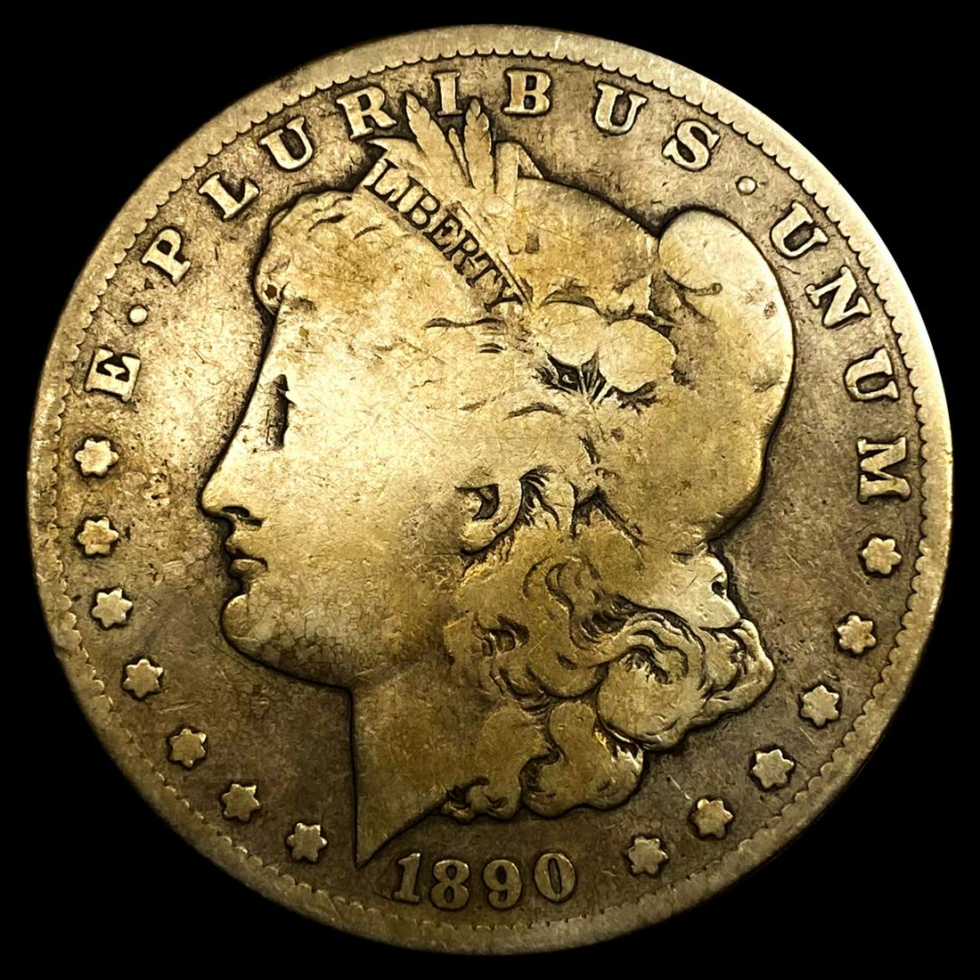 1890-CC Morgan Silver Dollar NICELY CIRCULATED (1 of 2)