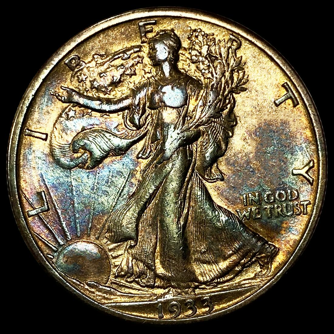 1933-S Walking Liberty Half Dollar NEARLY (1 of 2)