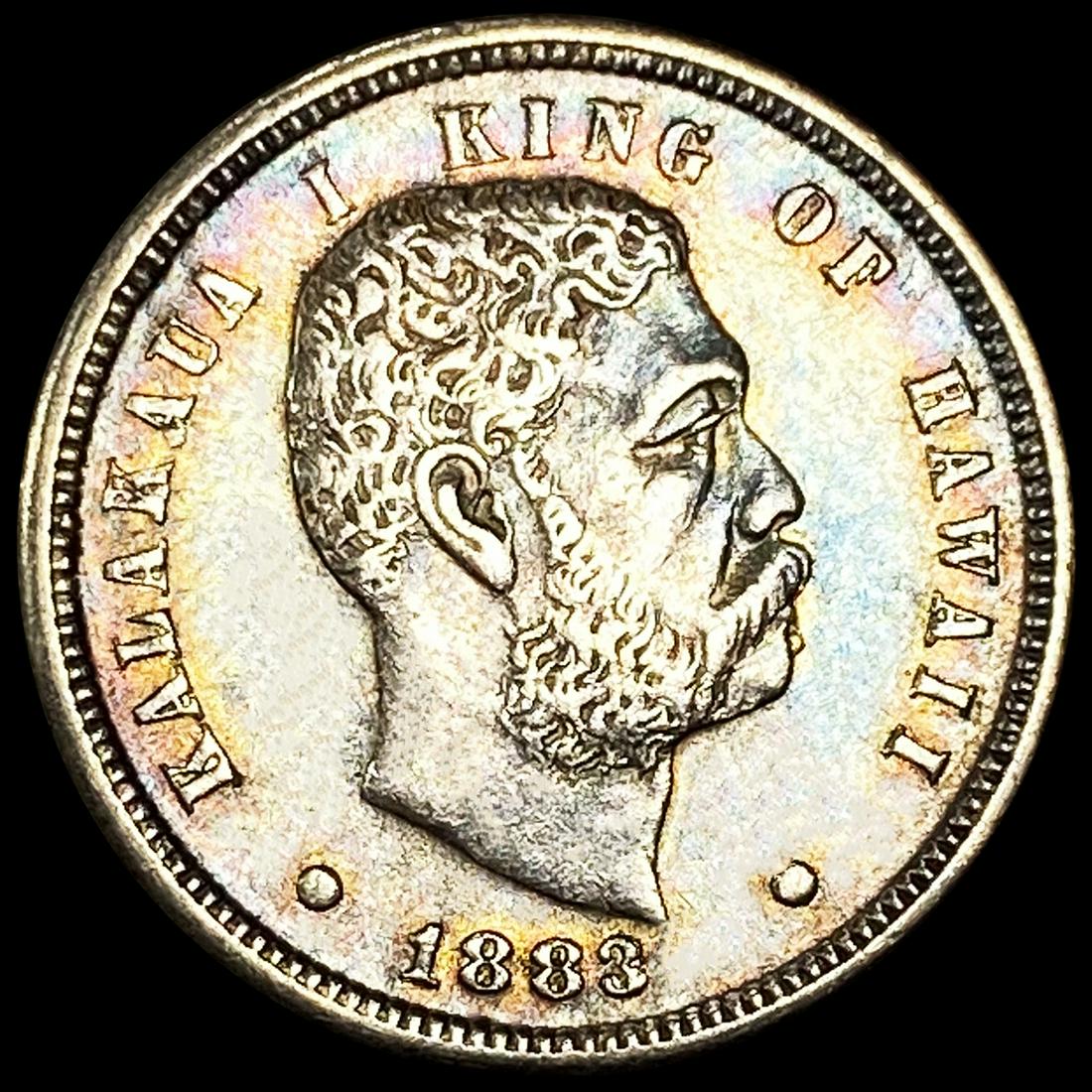 1883 Kingdom of Hawaii Dime UNCIRCULATED (1 of 2)