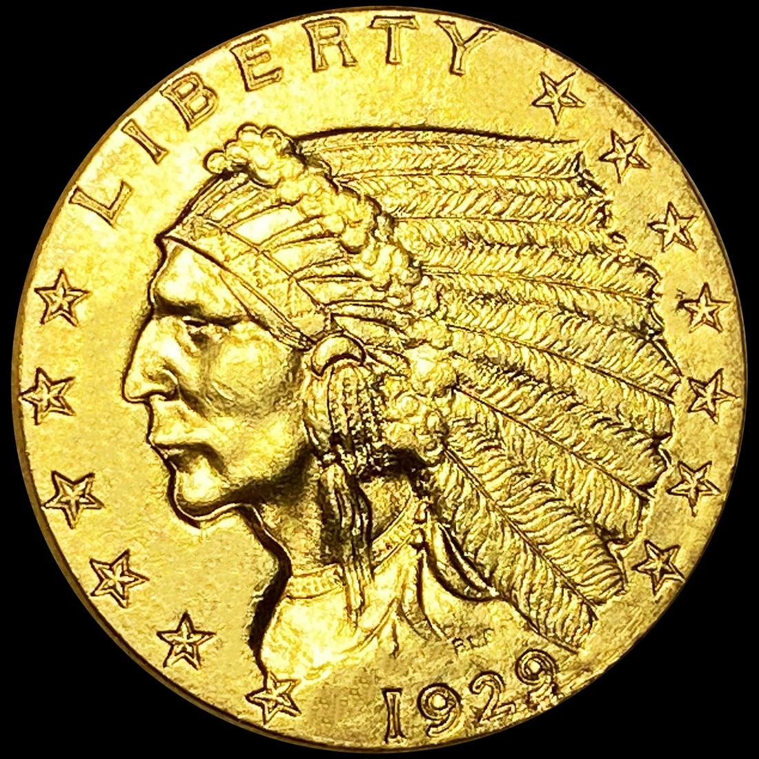 1929 $2.50 Gold Quarter Eagle UNCIRCULATED (1 of 2)