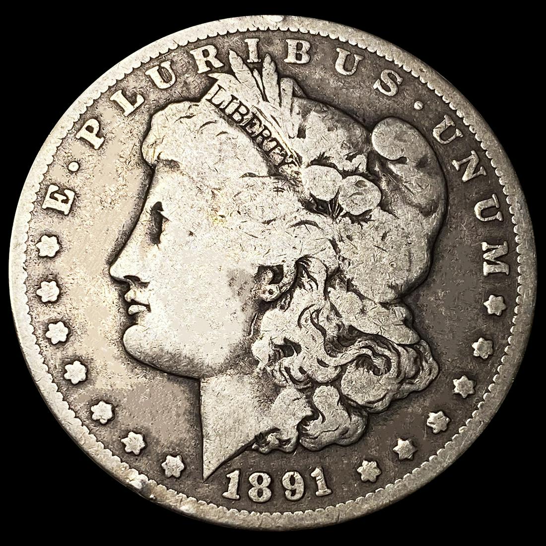 1891-CC Morgan Silver Dollar NICELY CIRCULATED (1 of 2)