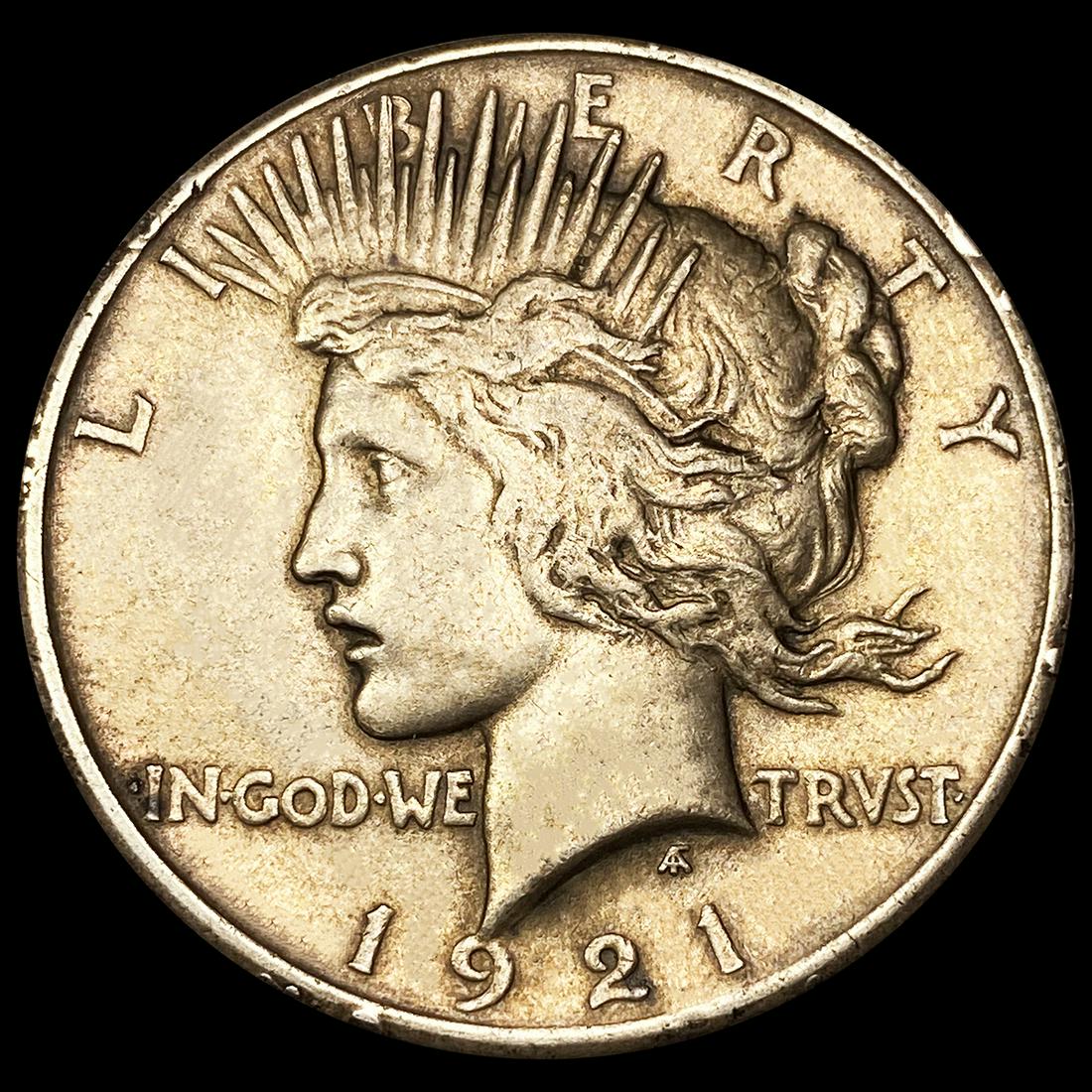 1921 Silver Peace Dollar NEARLY UNCIRCULATED (1 of 2)