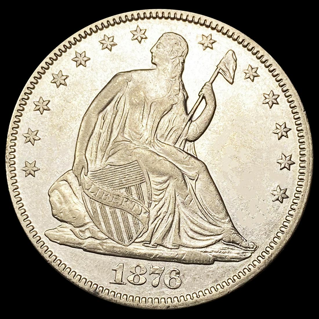 1876 Seated Liberty Half Dollar UNCIRCULATED (1 of 2)