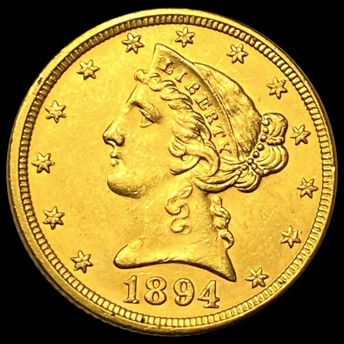 1894 $5 Gold Half Eagle UNCIRCULATED (1 of 2)