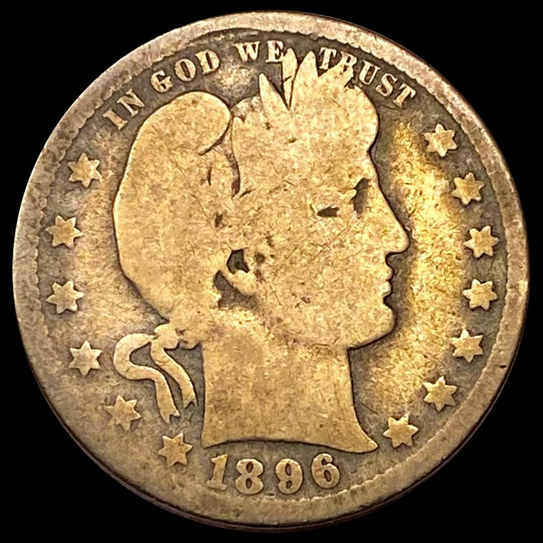 1896-O Barber Quarter NICELY CIRCULATED (1 of 2)