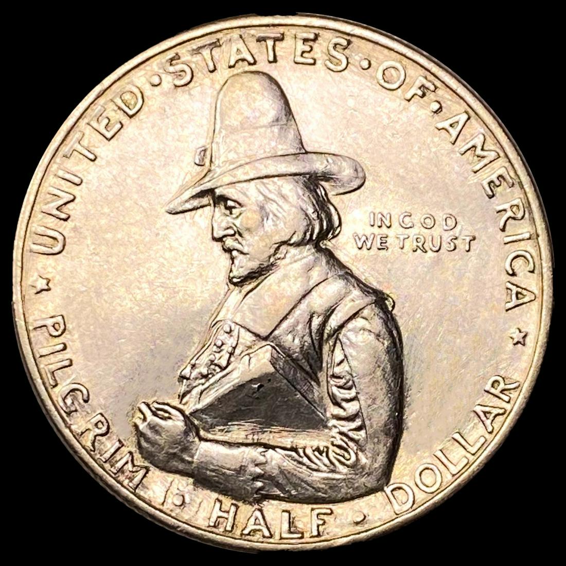 1920 Pilgrim Half Dollar CLOSELY UNCIRCULATED (1 of 2)