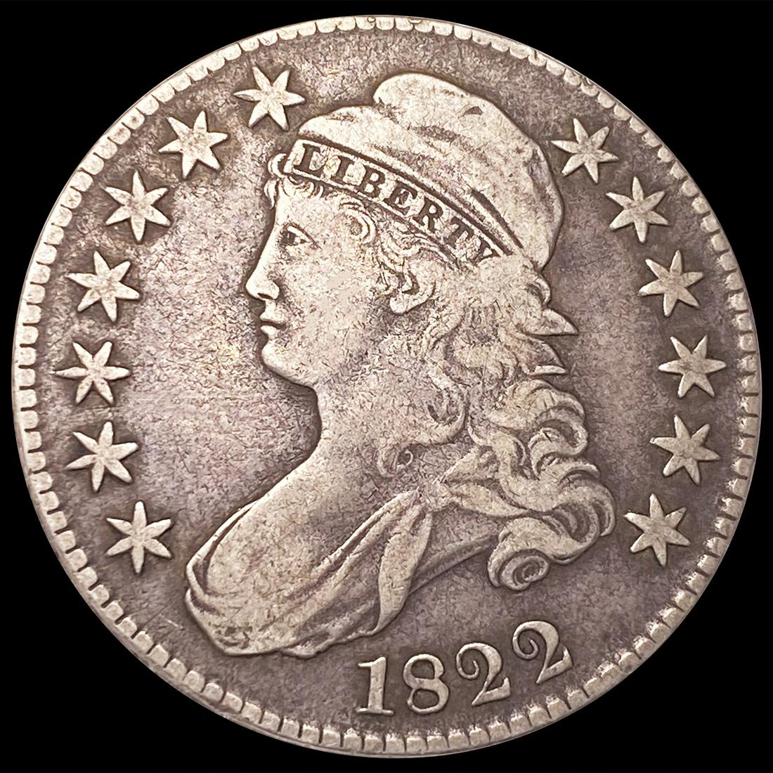 1822 Capped Bust Half Dollar LIGHTLY CIRCULATED (1 of 2)