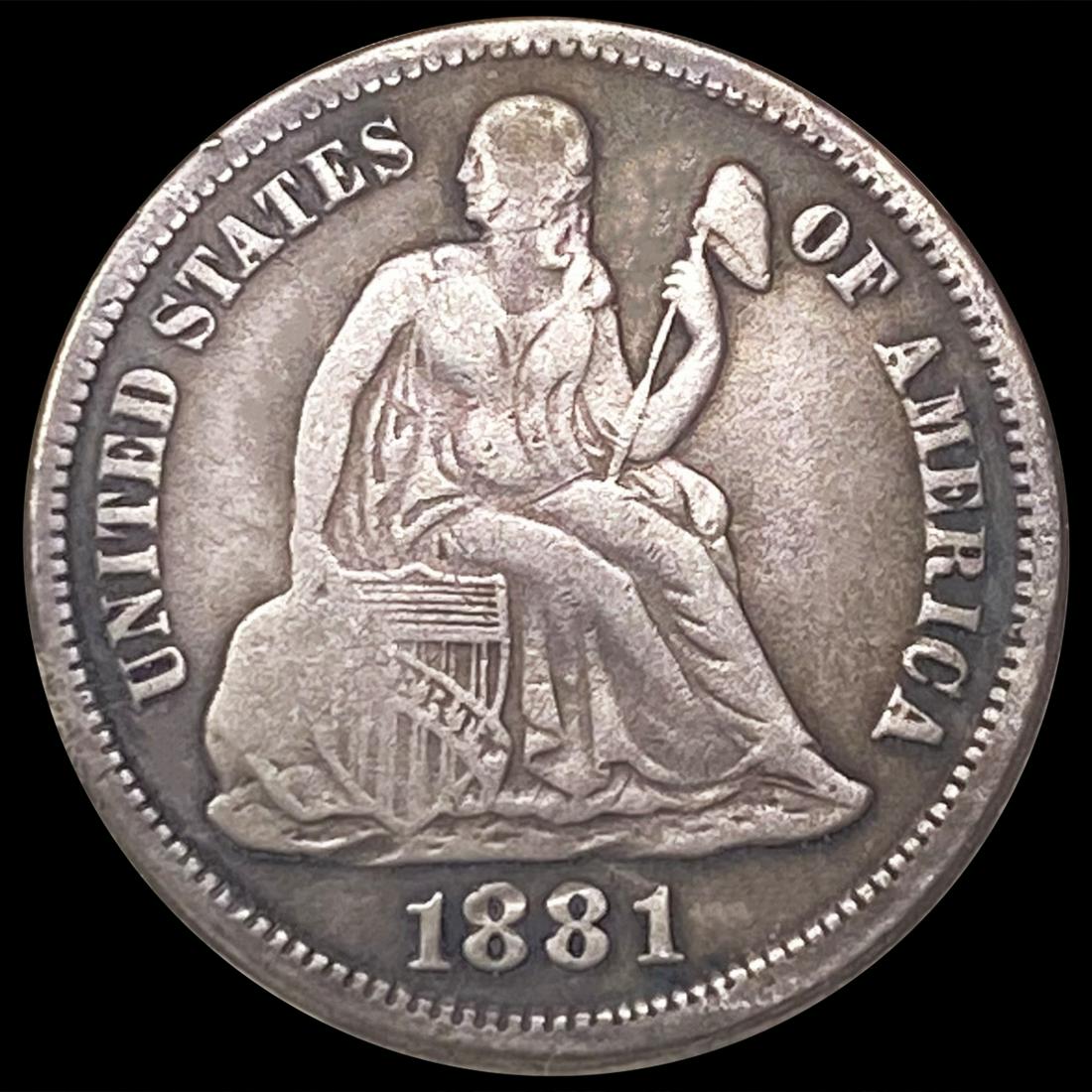1881 Seated Liberty Dime CLOSELY UNCIRCULATED (1 of 2)