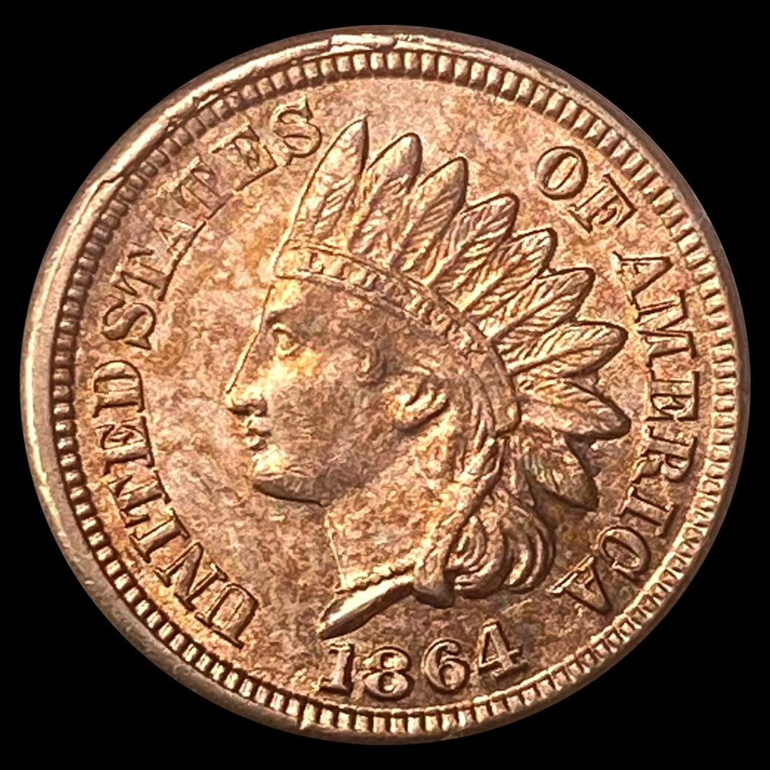 1864 Indian Head Cent CLOSELY UNCIRCULATED (1 of 2)