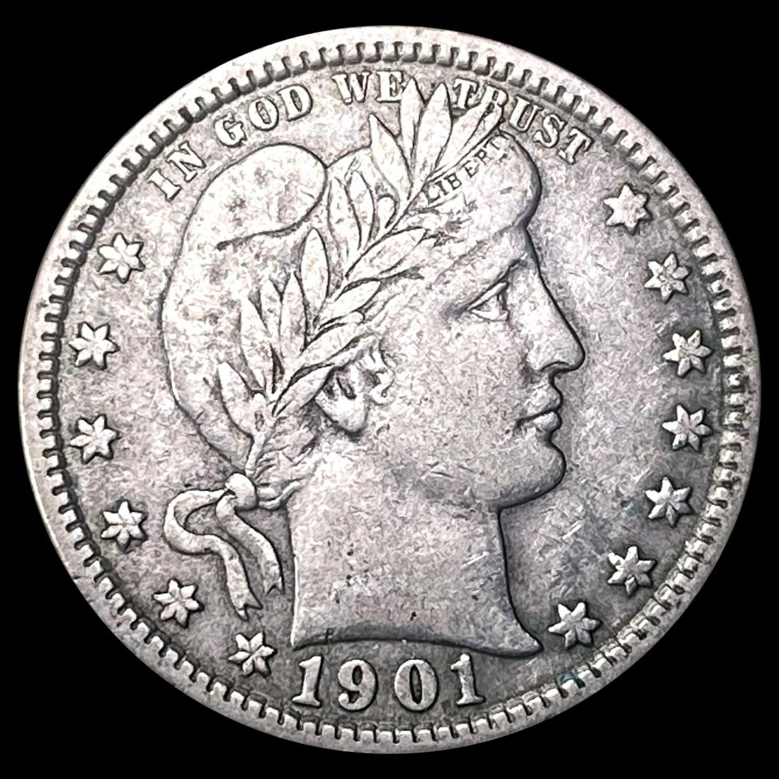 1901 Barber Quarter NEARLY UNCIRCULATED (1 of 2)