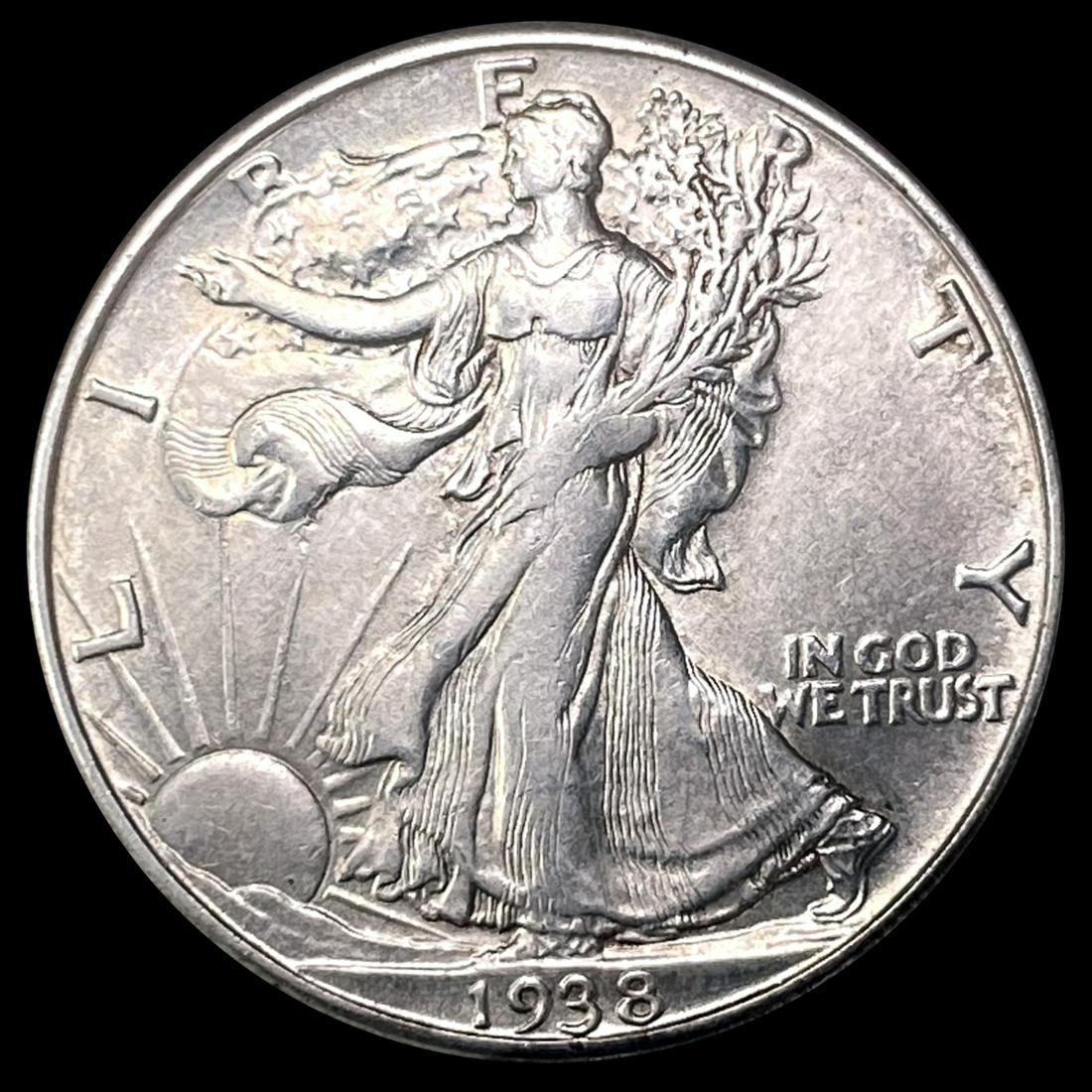 1938-D Walking Liberty Half Dollar CLOSELY UNC (1 of 2)