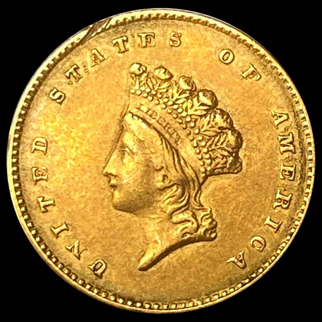 1854 Ty 2 Rare Gold Dollar CLOSELY UNCIRCULATED (1 of 2)