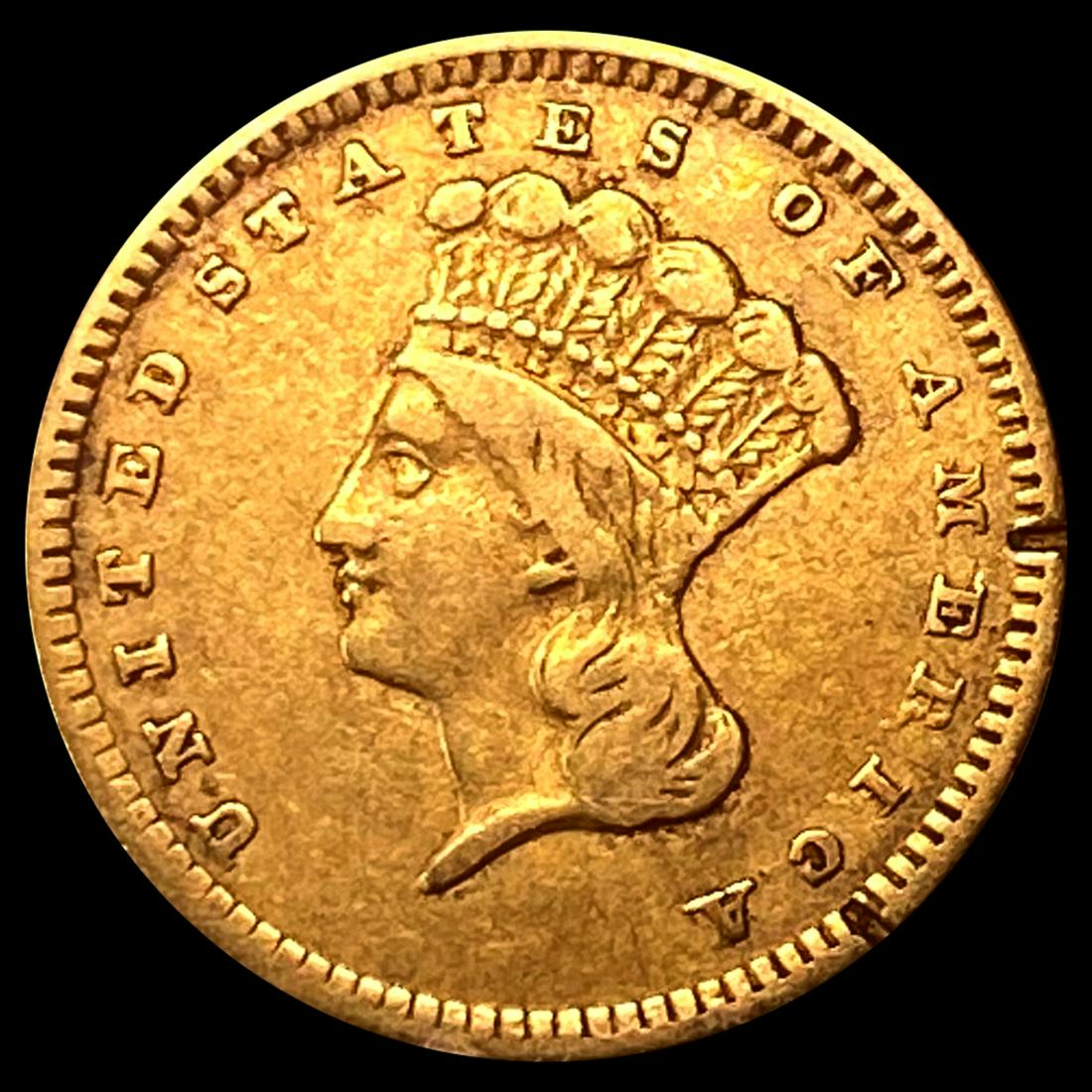 1858 Ty 3 Rare Gold Dollar ABOUT UNCIRCULATED (1 of 2)