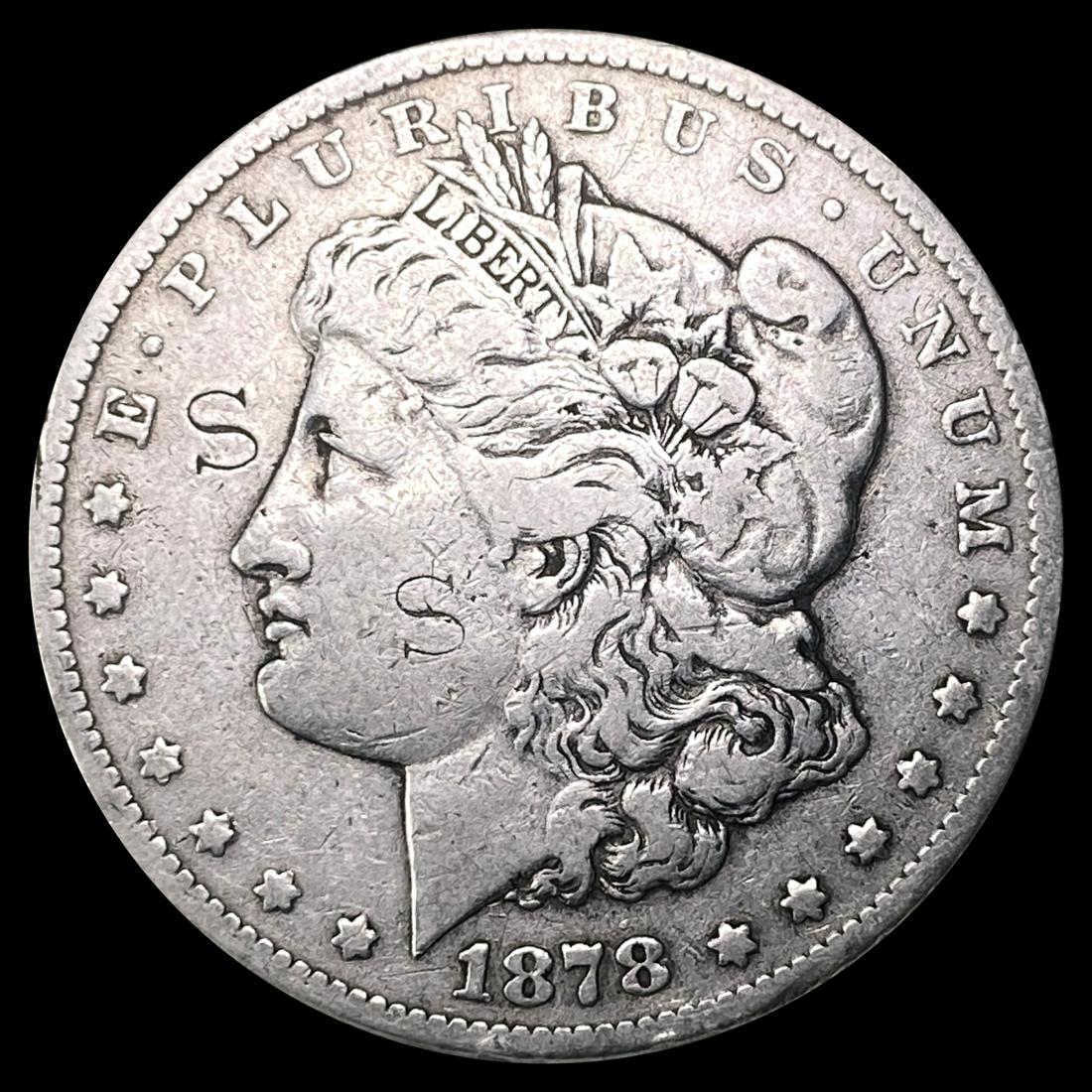 1878-CC Morgan Silver Dollar LIGHTLY CIRCULATED (1 of 2)