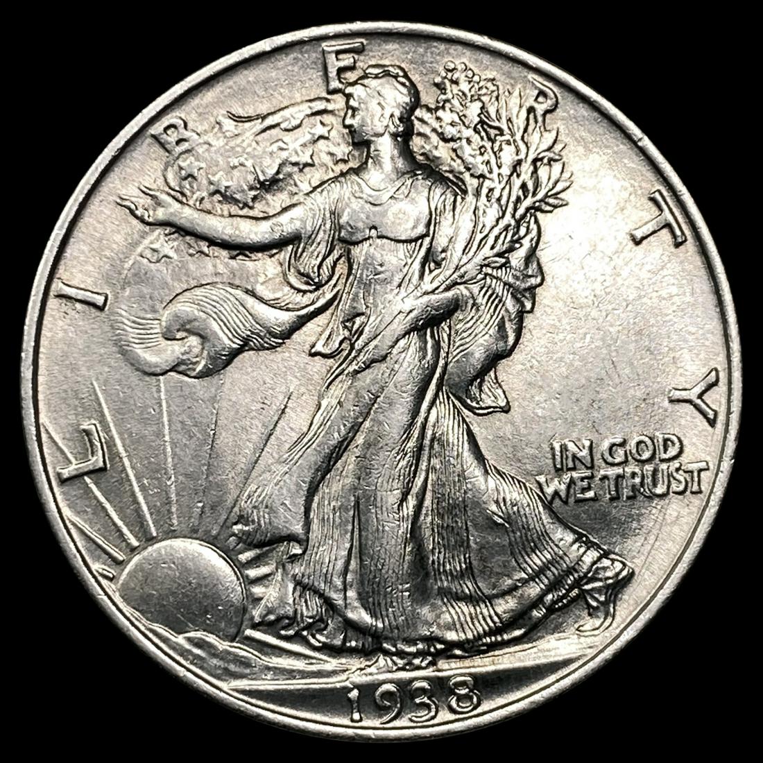 1938 Walking Liberty Half Dollar CHOICE BU (1 of 2)
