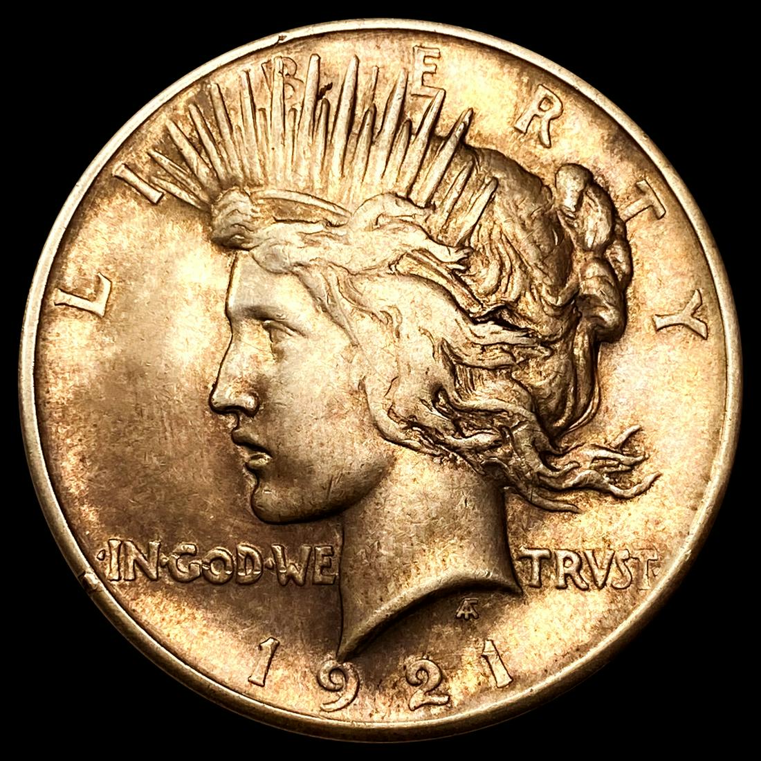 1921 Silver Peace Dollar CLOSELY UNCIRCULATED (1 of 2)