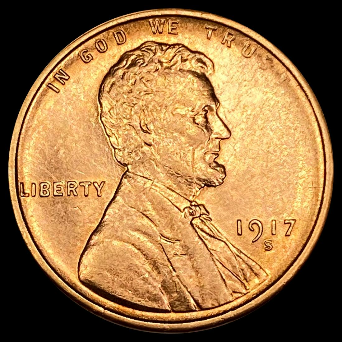 1917-S RD Wheat Cent UNCIRCULATED (1 of 2)