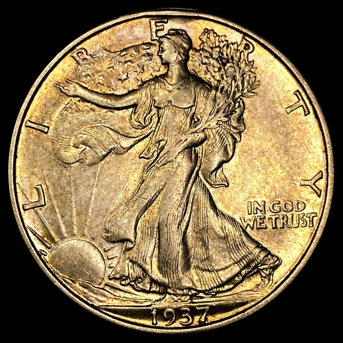 1937-S Walking Liberty Half Dollar UNCIRCULATED (1 of 2)