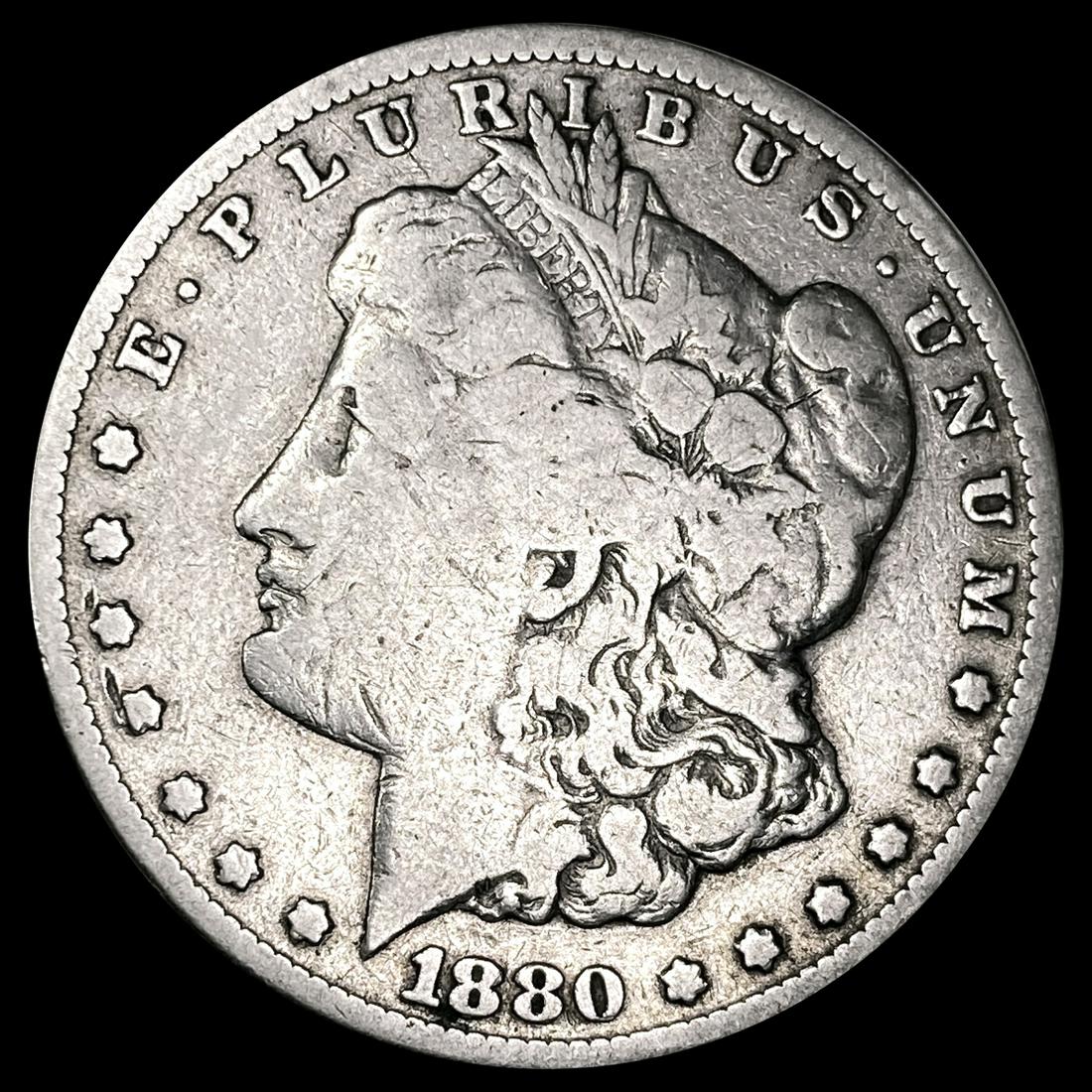 1880-CC Morgan Silver Dollar LIGHTLY CIRCULATED (1 of 2)