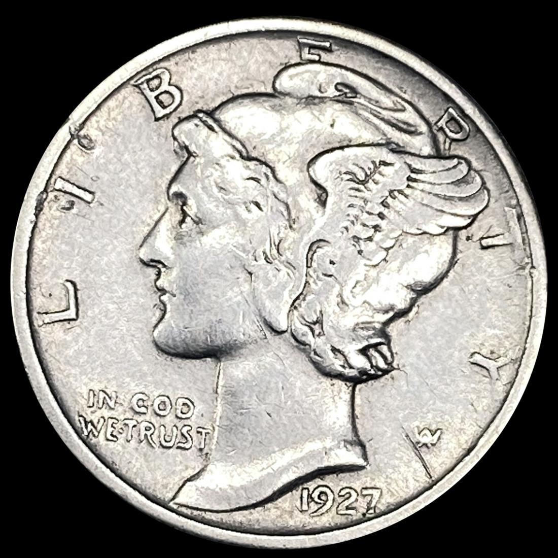 1927-D Mercury Dime CLOSELY UNCIRCULATED (1 of 2)