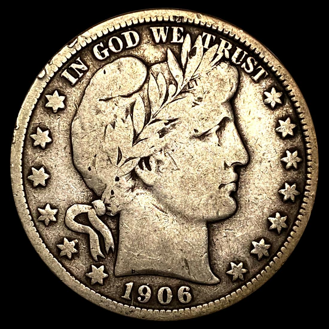 1906-D Barber Half Dollar LIGHTLY CIRCULATED (1 of 2)