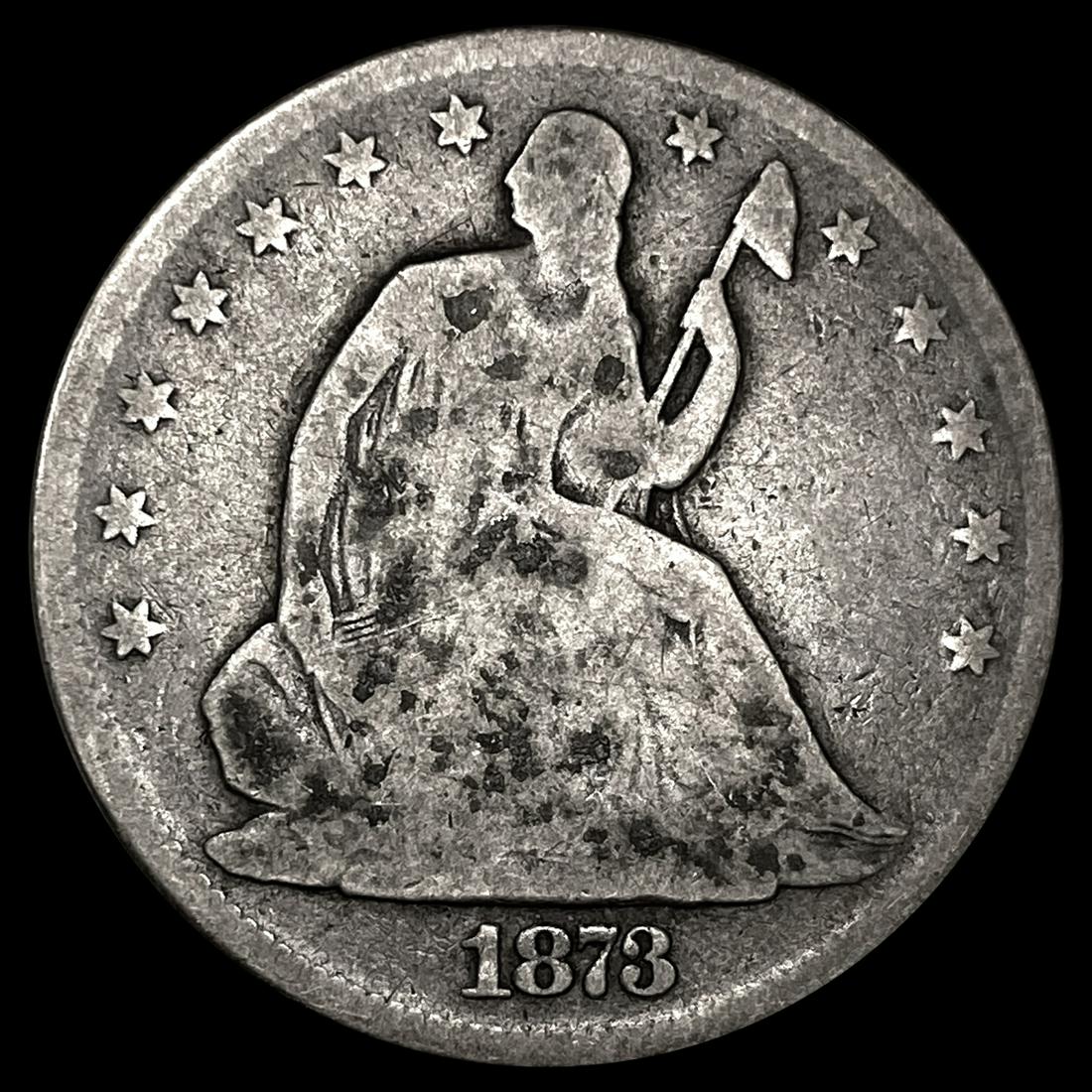 1873 Seated Liberty Half Dollar NICELY CIRCULATED (1 of 2)