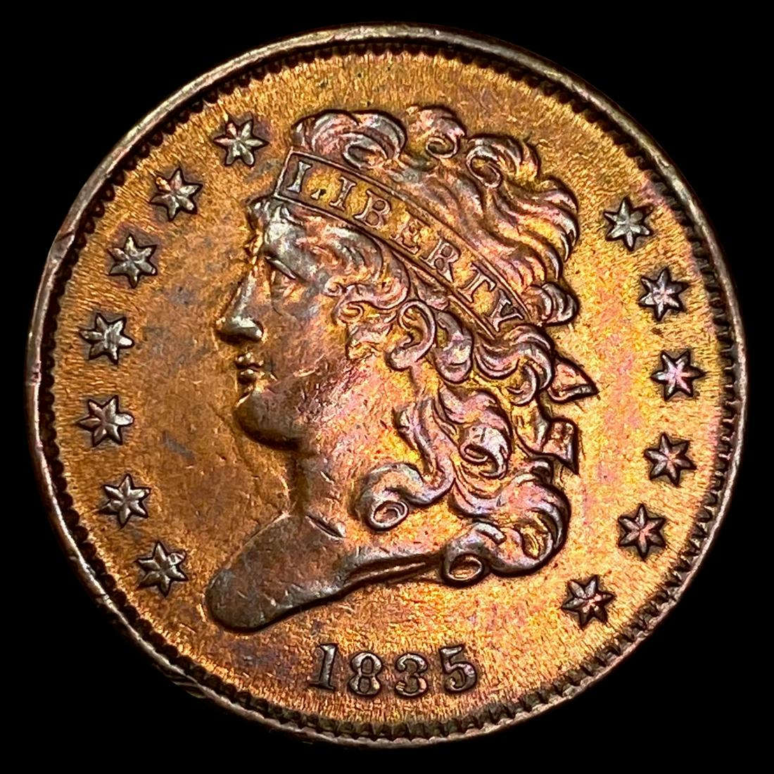 1835 Classic Head Half Cent UNCIRCULATED (1 of 2)