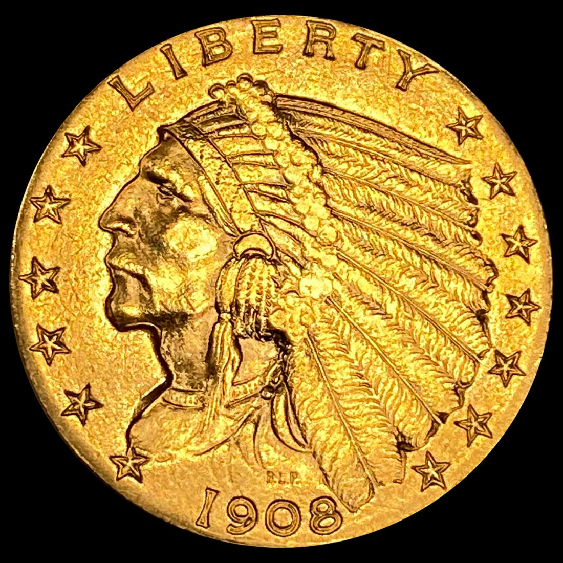 1908 $2.50 Gold Quarter Eagle UNCIRCULATED (1 of 2)