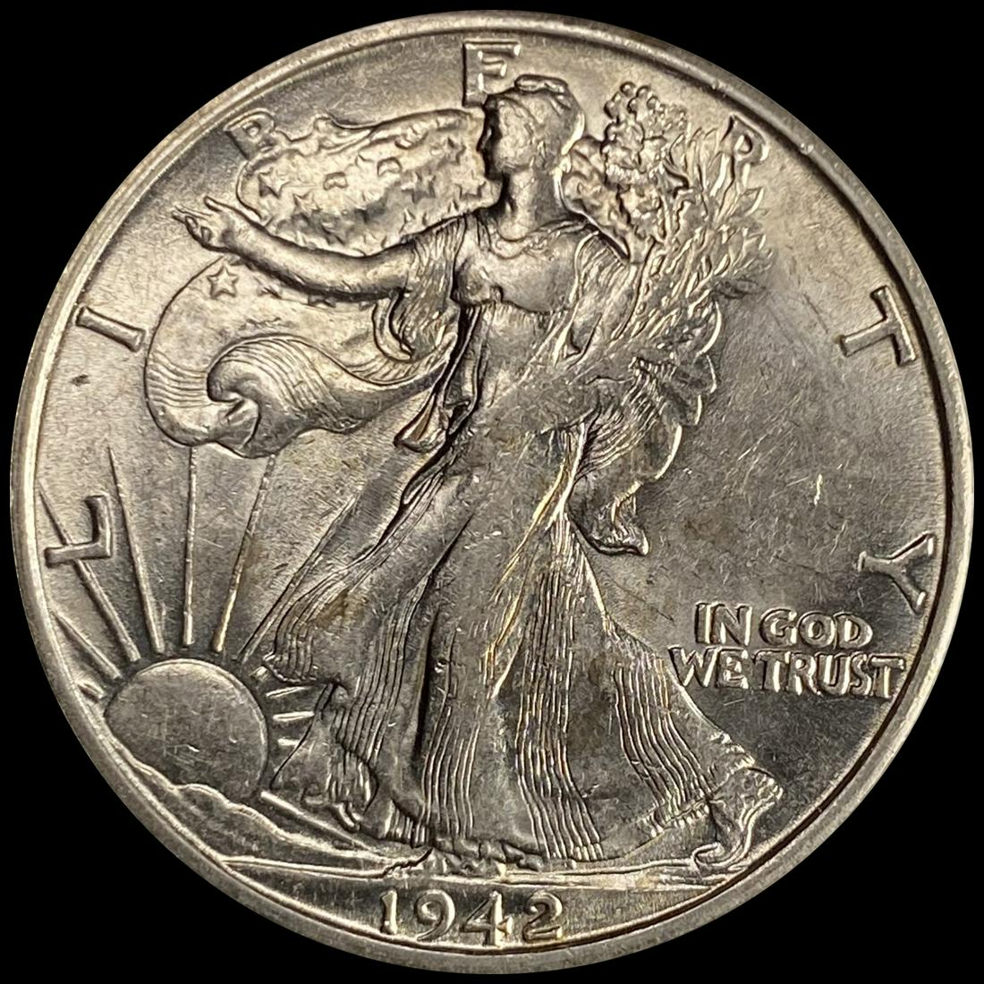 1942-S Walking Liberty Half Dollar UNCIRCULATED (1 of 2)